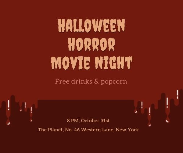 ハロウィン映画の夜 Facebook投稿