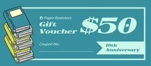 business, retail, sales, Book Store Gift Certificate Template