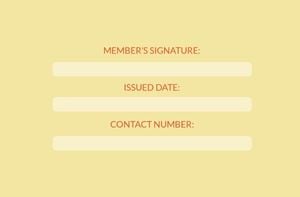 membership card, cards, id number, Doctor ID Card Template