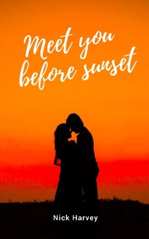 romantic, life, love, Yellow Sunset Book Cover Template