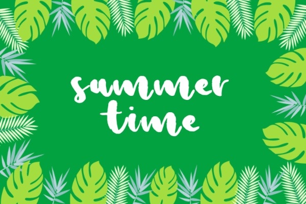 Summer Time Blog Title