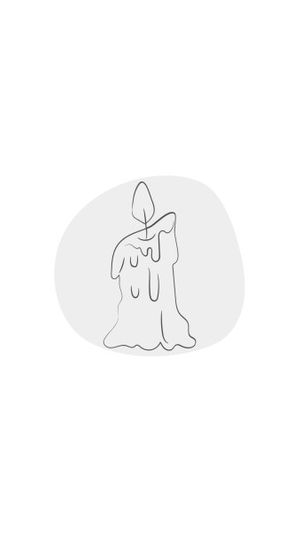 グレーイラストミステリー Instagramハイライトカバー