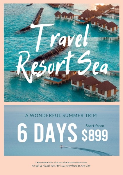 Travel Resort Sea Flyer Flyer