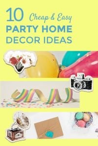 home decoration, decoration ideas, craft, DIY Party Decoration Pinterest Post Template