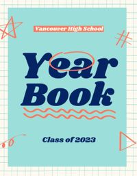 Colorful Hand Drawn Yearbook Cover Yearbook