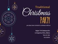 xmas, festival, holiday, Christmas party Card Template