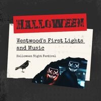 holiday, music show, live show, Black Halloween Night Festival Instagram Post Template