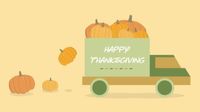 wishes, life, celebration, Pumpkin Happy Thanksgiving YouTube Channel Art Template Youtube Channel Art Template