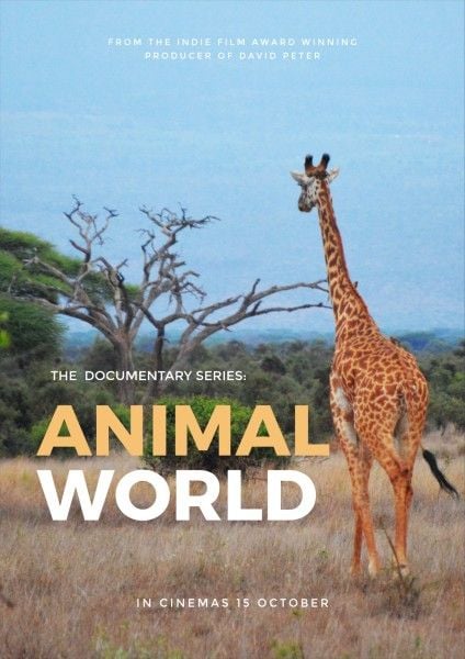 野生动物纪录片 英文海报