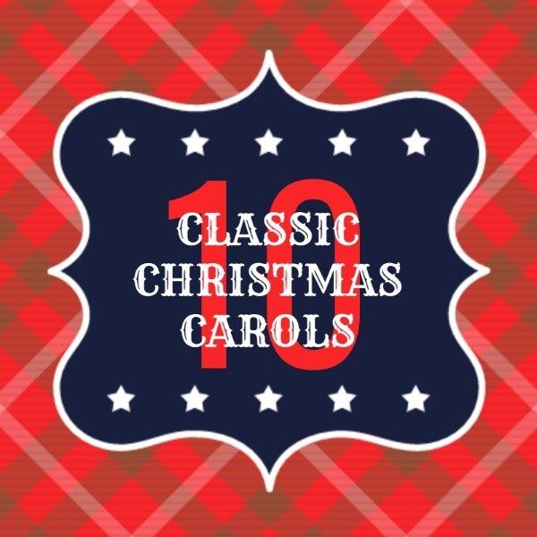 carols, celebrate, event, Red And Green Christmas Album Album Cover Template
