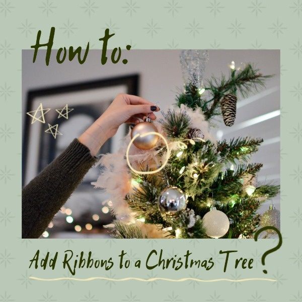 merry christmas, blog, article, Christmas Tree Decoration Guide Instagram Post Template