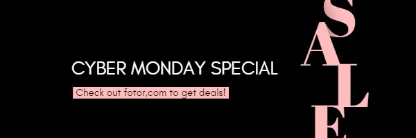 Cyber Monday Special Sale Email Header Email Header