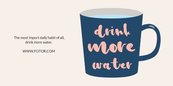 Drink More Water Post Twitter Post