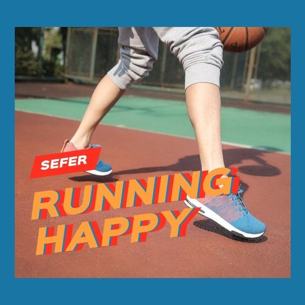 wearing, shoes, sale, Running Shoe Online Ads Instagram Post Template