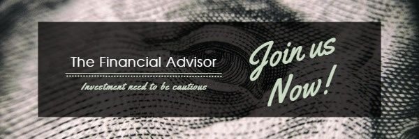 advise, money, finance, Financial Advisor Email Header Template