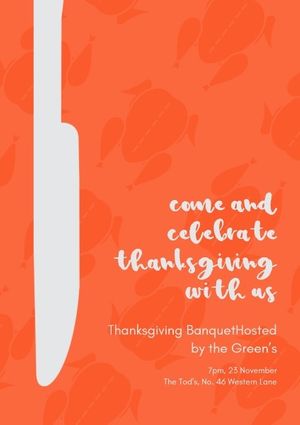 party, event, banquet, Thanksgiving Dinner Poster Poster Template