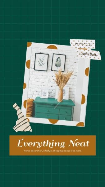 Everything Neat Is Simple Instagram Story