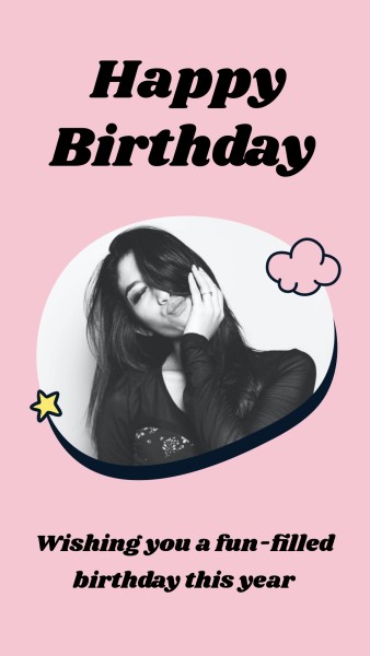 Birthday Instagram Story Maker Create A Stunning Ig Story Online For Free Fotor