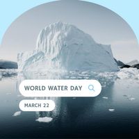 青い世界水の日 Instagram投稿