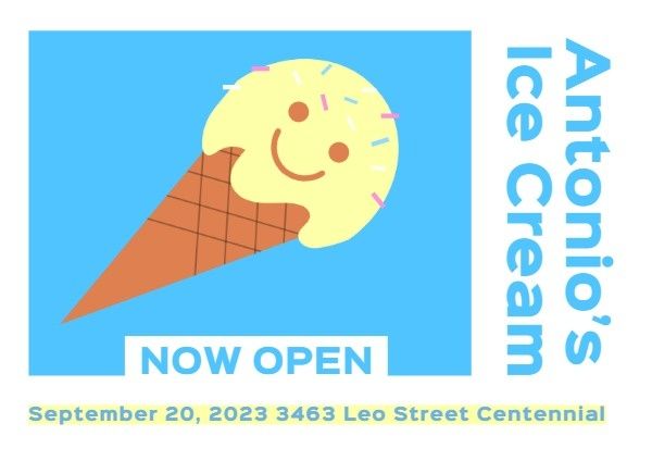 Ice Cream Postcard Postcard