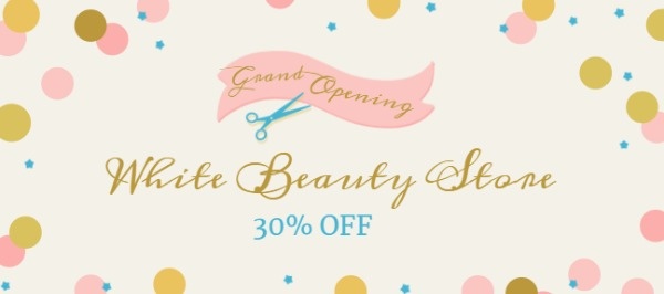 Openning Sales Gift Certificate