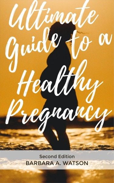 pregnant, mother, tips, Guide To A Healthy Pregnancy Book Cover Template