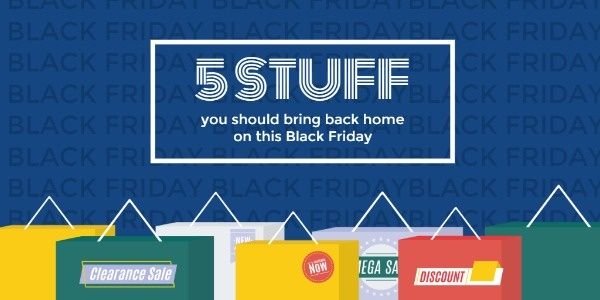black friday, sale, promotion, Shopping Tips Twitter Post Template