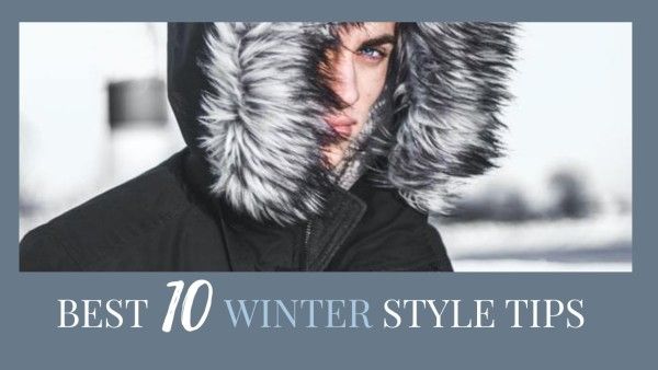 life, lifestyle, social media, White Winter Style Tips Youtube Thumbnail Template