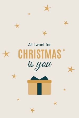 present, holiday, weihnachten, All I Want For Christmas Is You Pinterest Post Template