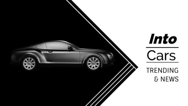 auto, vehicle, transport, Black And White Car News Banner Youtube Channel Art Youtube Channel Art Template