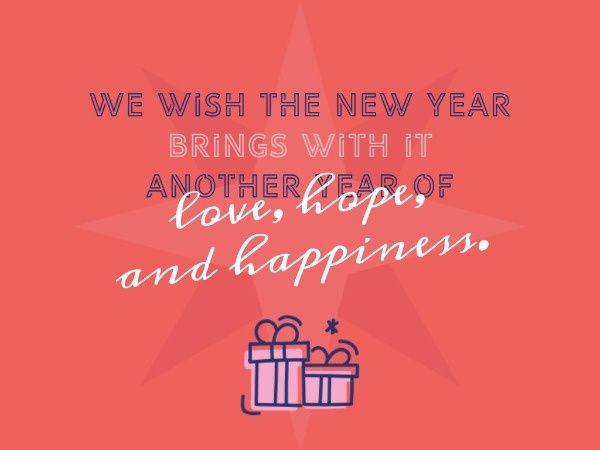 new star, new years, new year eve, Happy New Year Wishes Card Template