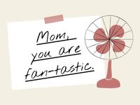 mother's day, mothers day, thank you, Fantastic mothers Card Template