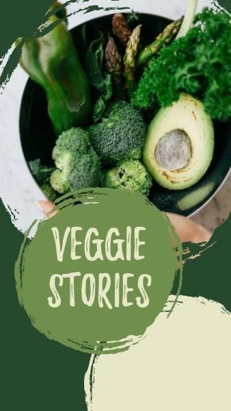Green Veggie Stories Instagram Story