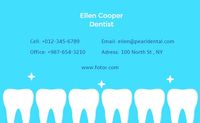 tooth, dental, life, Dentist Business Card Template