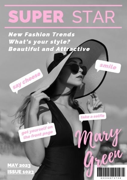 Fashion Magazine Cover Flyer