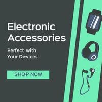 gadget, electronics, banner ads, Electronic Accessories Instagram Ad Template