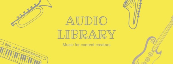 Yellow Audio Library Facebook Cover