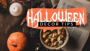 holiday, festival, celebration, Halloween Decor Cartoon Halloween Shopping Youtube Thumbnail Template