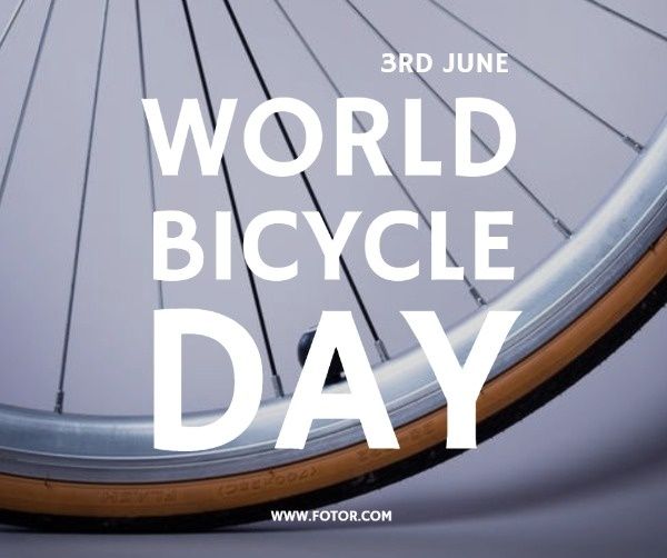 经典世界自行车日宣传 Facebook帖子