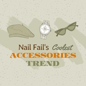 hats, watches, glasses, Accessories Trend Instagram Post Template