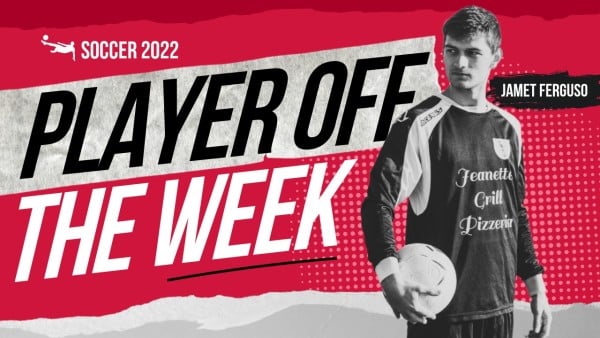 Red Modern Player Off The Week