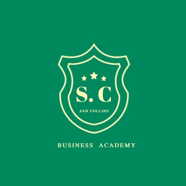 school, study, learn, Modern Business Academy  Logo Template