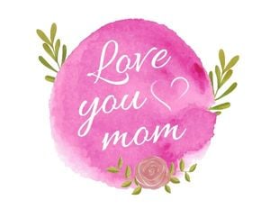 Mother's Day Greeting Label