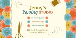 Sewing Store Twitter Post