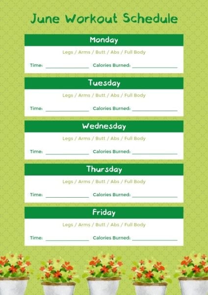 date, month, Green August Life Planner Template