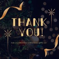 ブラックリボンクリスマスインスタグラム投稿 Instagram投稿