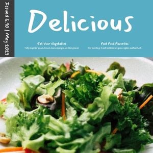 recipe, book, catering, Green Delicious Food Instagram Post Template