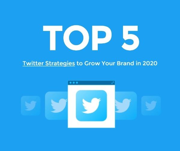 social media, blog, tutorials, Top Twitter Strategies Facebook Post Template