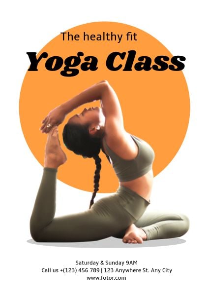 Yoga Class Flyer Flyer