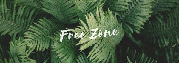 free zone, plants, garden, Green Leaves Tumblr Banner Template
